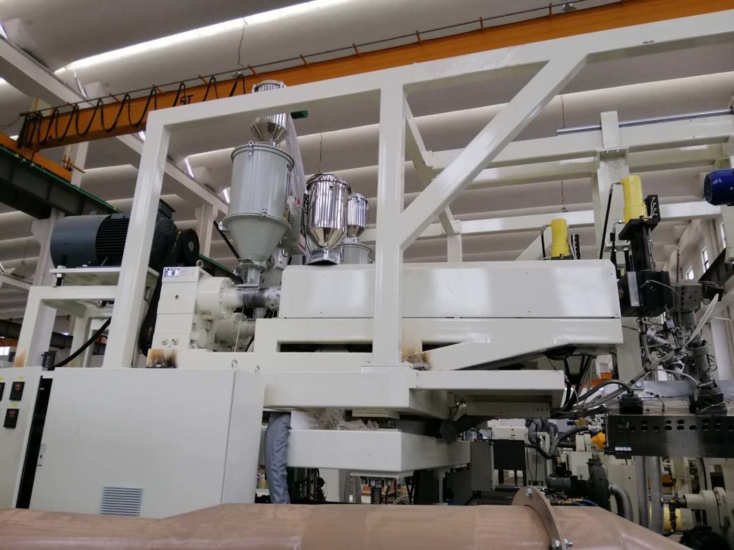 Машина слоения штрангпресса фильма ПЭ, упаковывая машина для производства бумажных ламинатов фольги