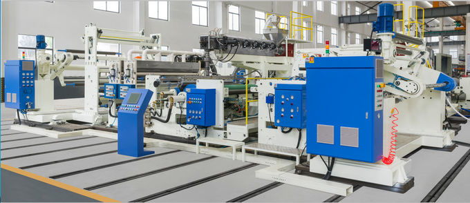 фильма ПЭ 1200-1600мм машина для производства бумажных ламинатов высокоскоростного пластиковая автоматическая, определяет/двойник встала на сторону белизна и синь 0