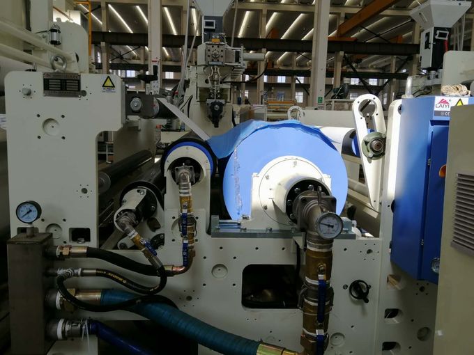 машина для производства бумажных ламинатов штранг-прессования фильма ЛЮБИМЦА 300kg/H 1200mm 2
